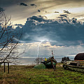 Fishermen Village In The Latvian Countryside 