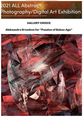 Artist  A. Drozdovs Received The Award Gallery Choice In All Abstraction 2021